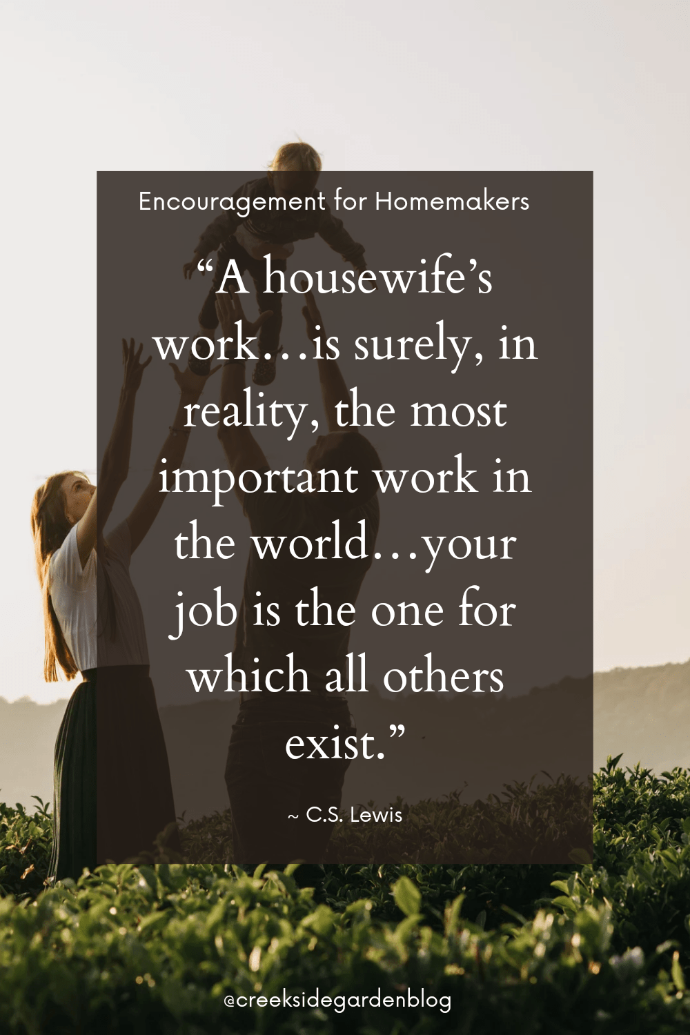 Homemaker – Highest Calling, Lonely&nbsp;Road